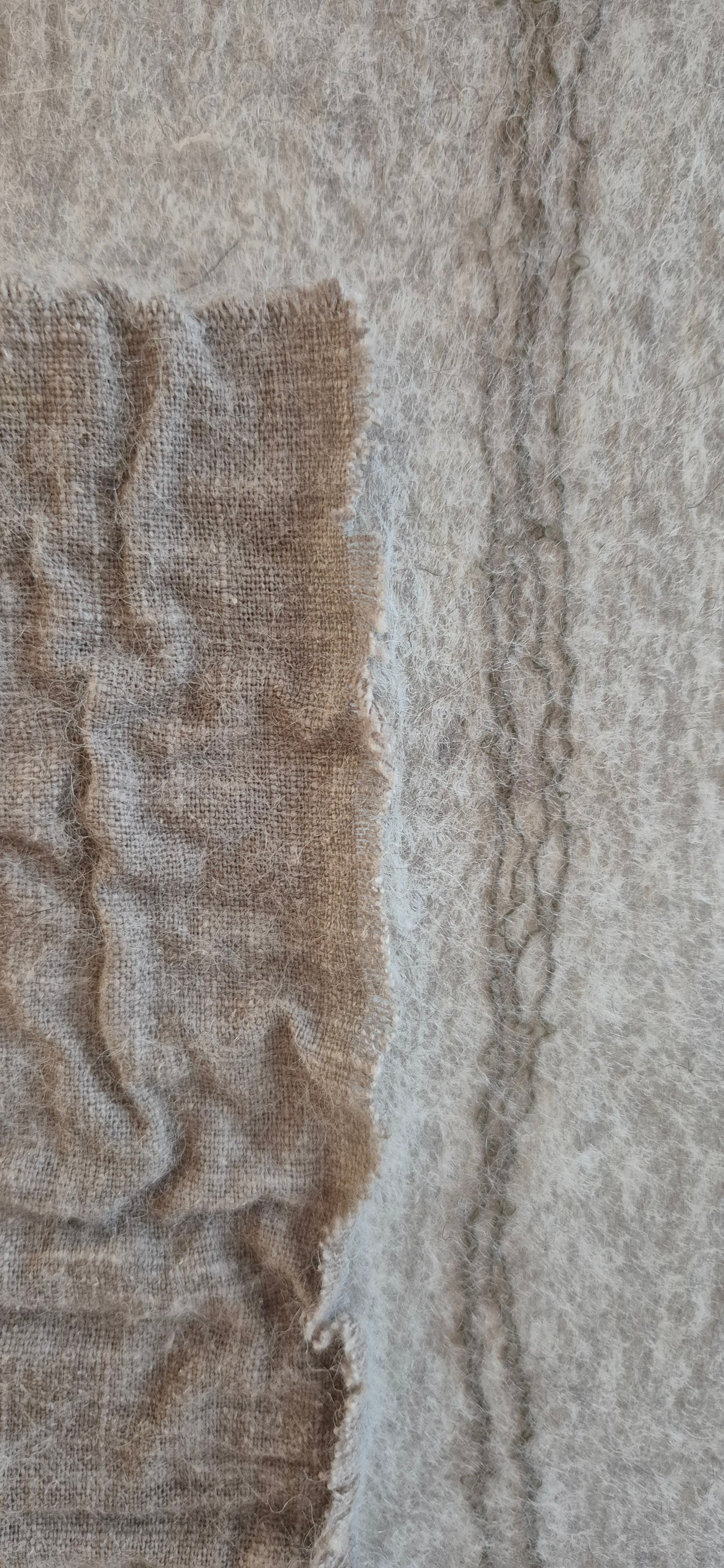 vilten wandkunst imperfectus IX – vilt & vlow | 40 × 30 cm Noii HOME