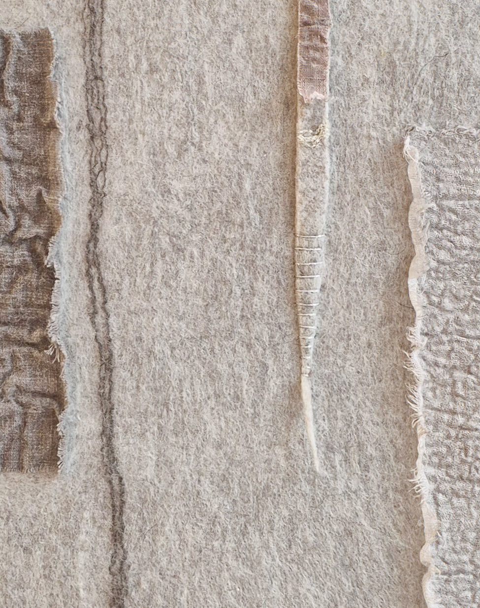 vilten wandkunst imperfectus IX – vilt & vlow | 40 × 30 cm Noii HOME