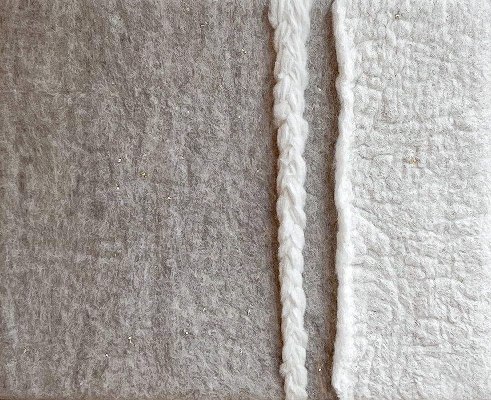 vilten wandkunst imperfectus X – vilt & vlow | 28 × 23 cm Noii HOME