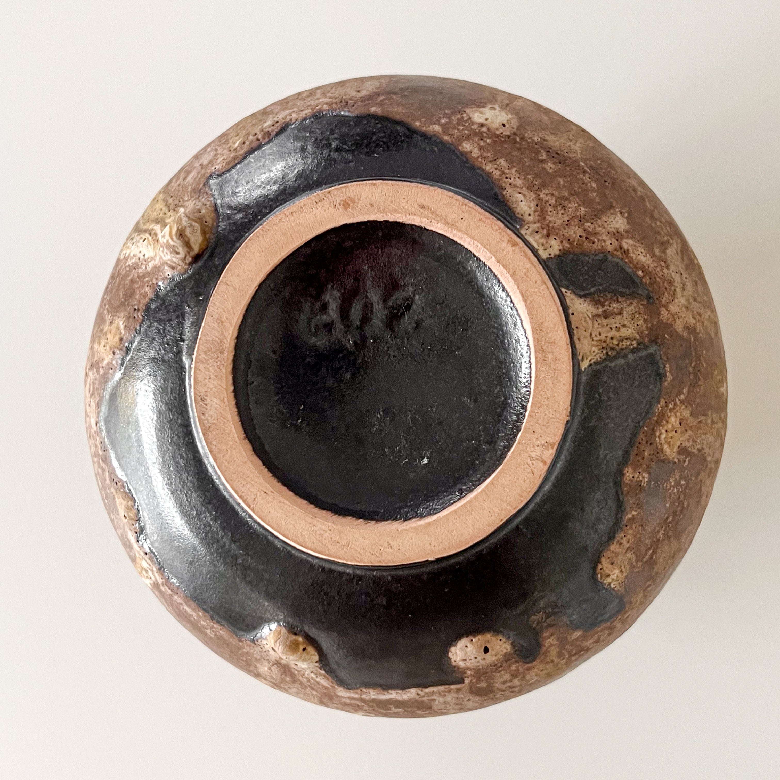 vintage fat lava bolvaas – west-duits studio keramiek – jaren ’70 Noii HOME