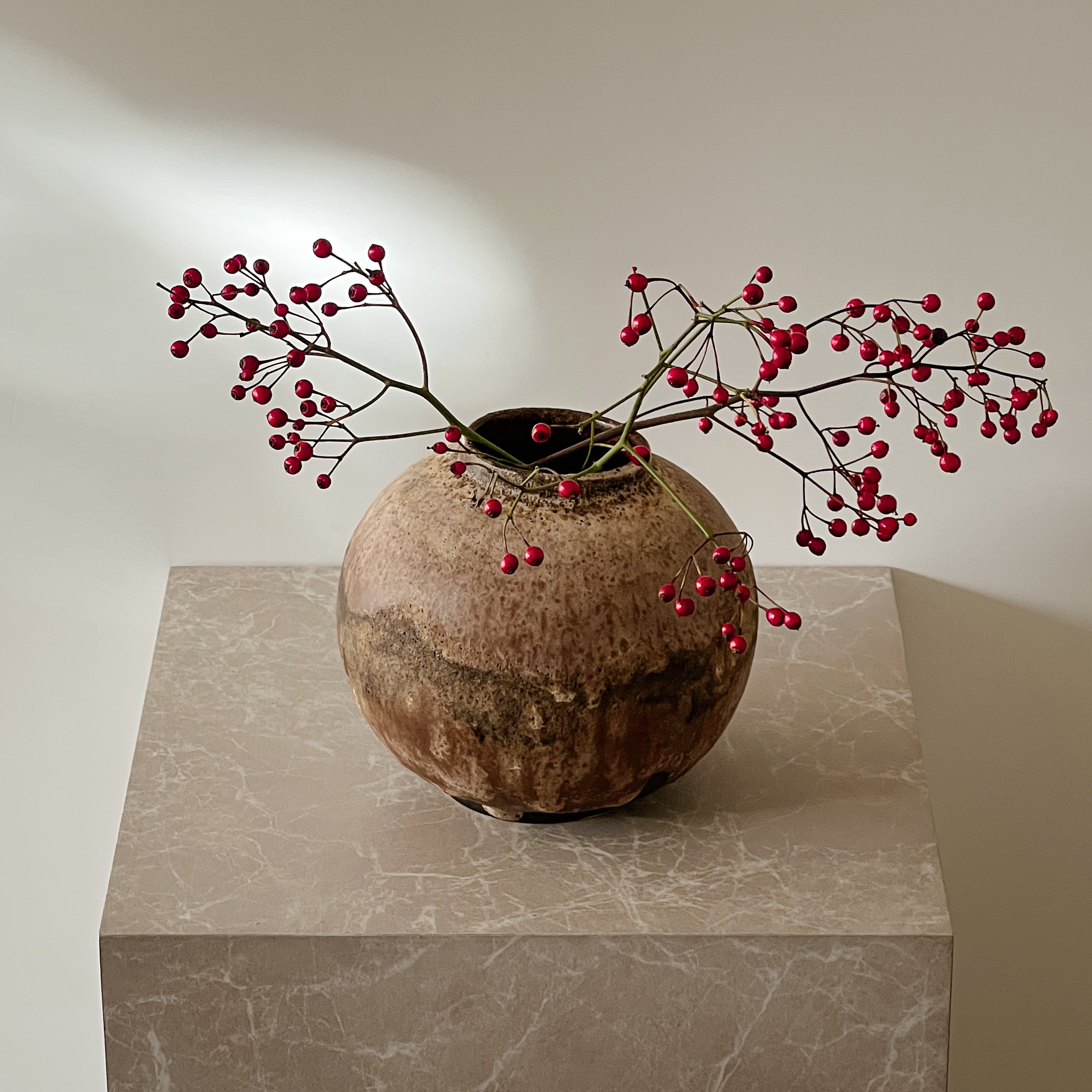 vintage fat lava bolvaas – west-duits studio keramiek – jaren ’70 Noii HOME