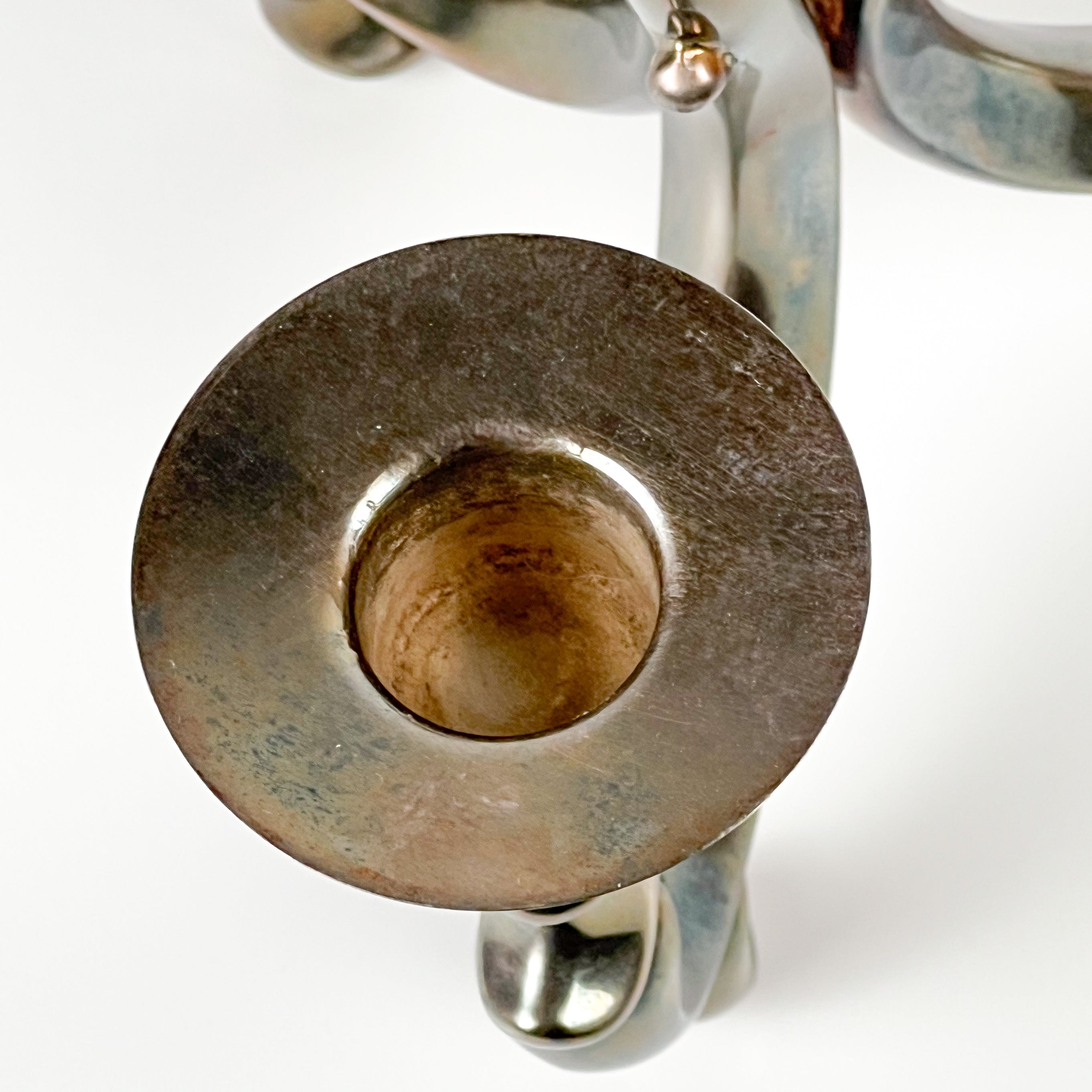 Vintage metalen 3-armige kandelaar – robuust & elegant Noii HOME