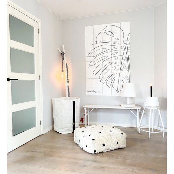 Vloerkussen gestippeld Poufs & Pillows