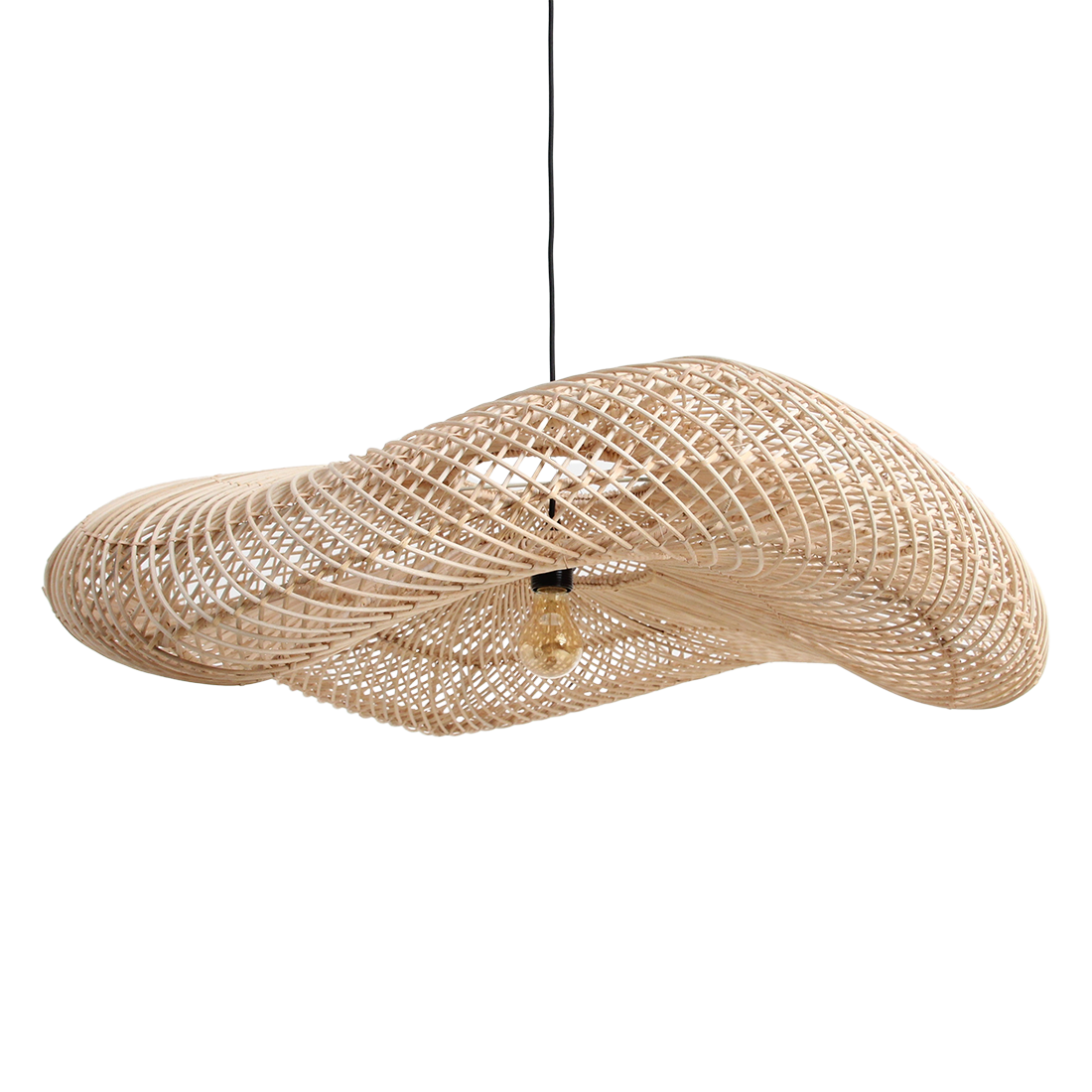 Wave hanglamp naturel XL Raw Materials