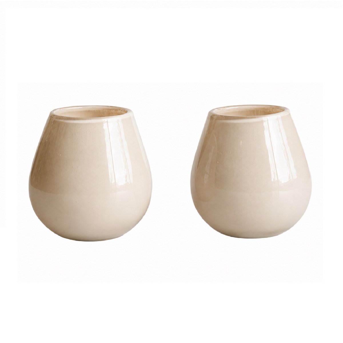 waxinelichthouders Tasman Elite XS – beige – set van 2 – Vase The World Vase The World