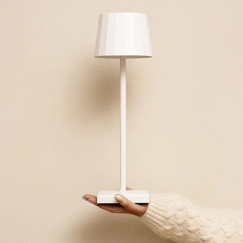 William White oplaadbare tafellamp – draadloos, dimbaar, batterijduur van 120 uur Tavellio - Amsterdam