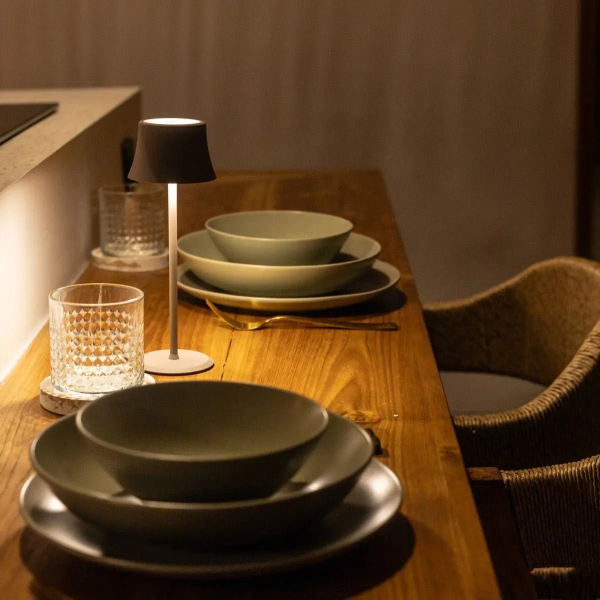 Willy Mini Koala Bruin Oplaadbare Tafellamp – Snoerloos, Dimbaar, 60 uur Batterij Tavellio - Amsterdam