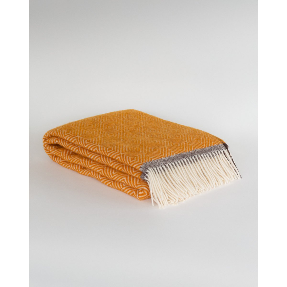 Wol gooi deken venezia geel MoST Blankets