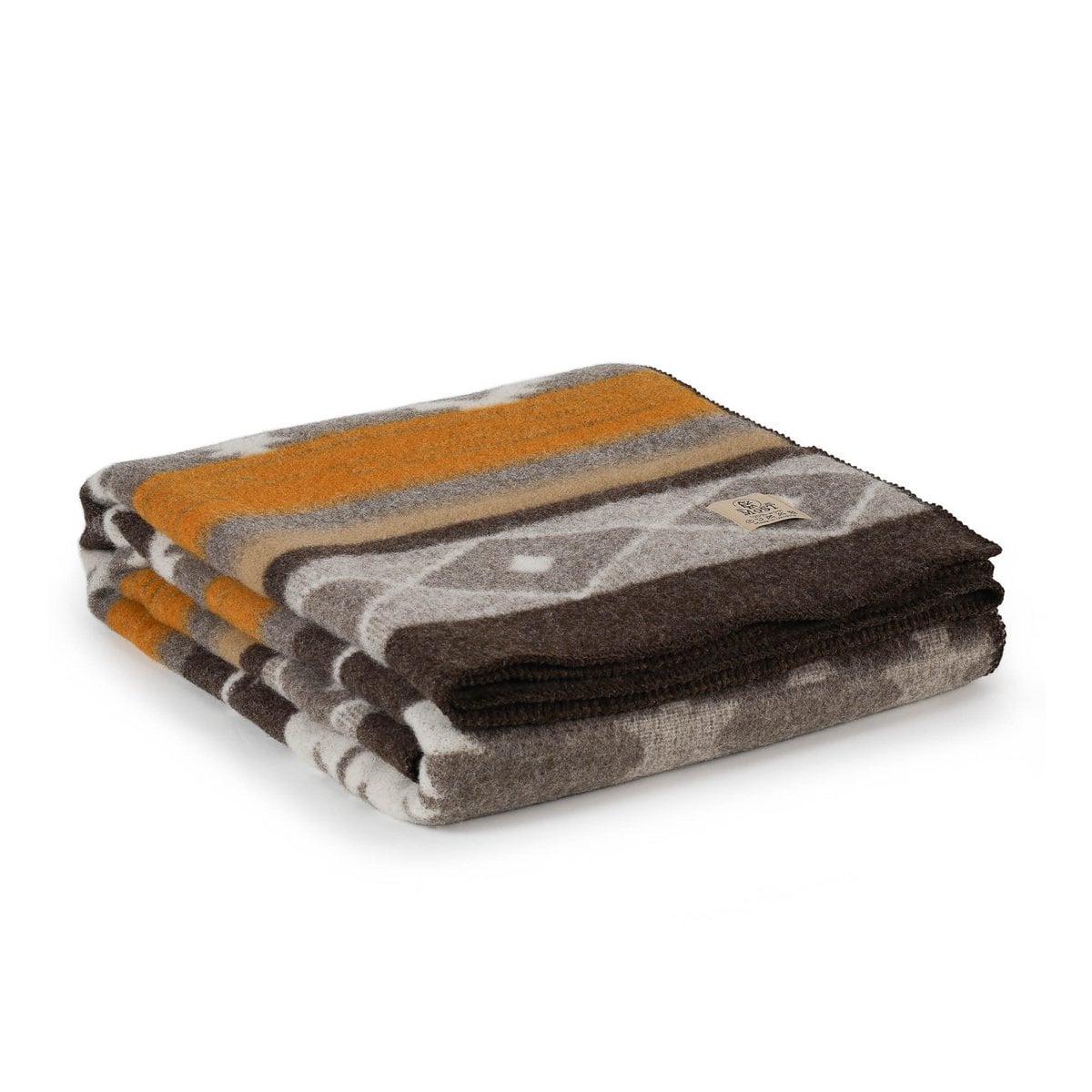 Wollen beddeken TRIBE - dubbel - brons MoST Blankets