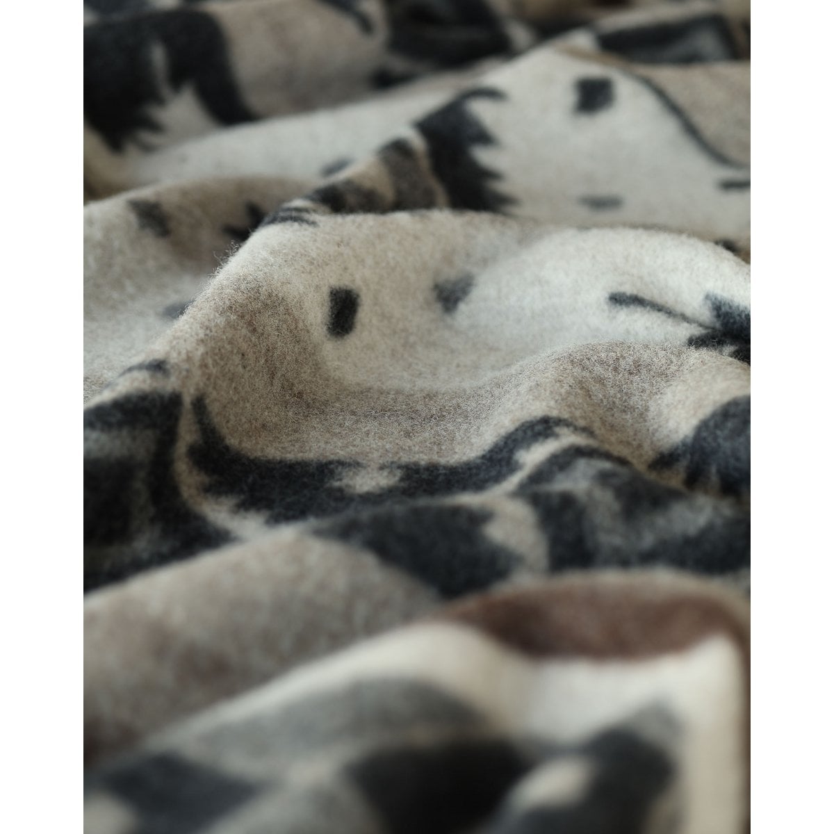 Wollen beddeken TRIBE - tweepersoons - beige MoST Blankets