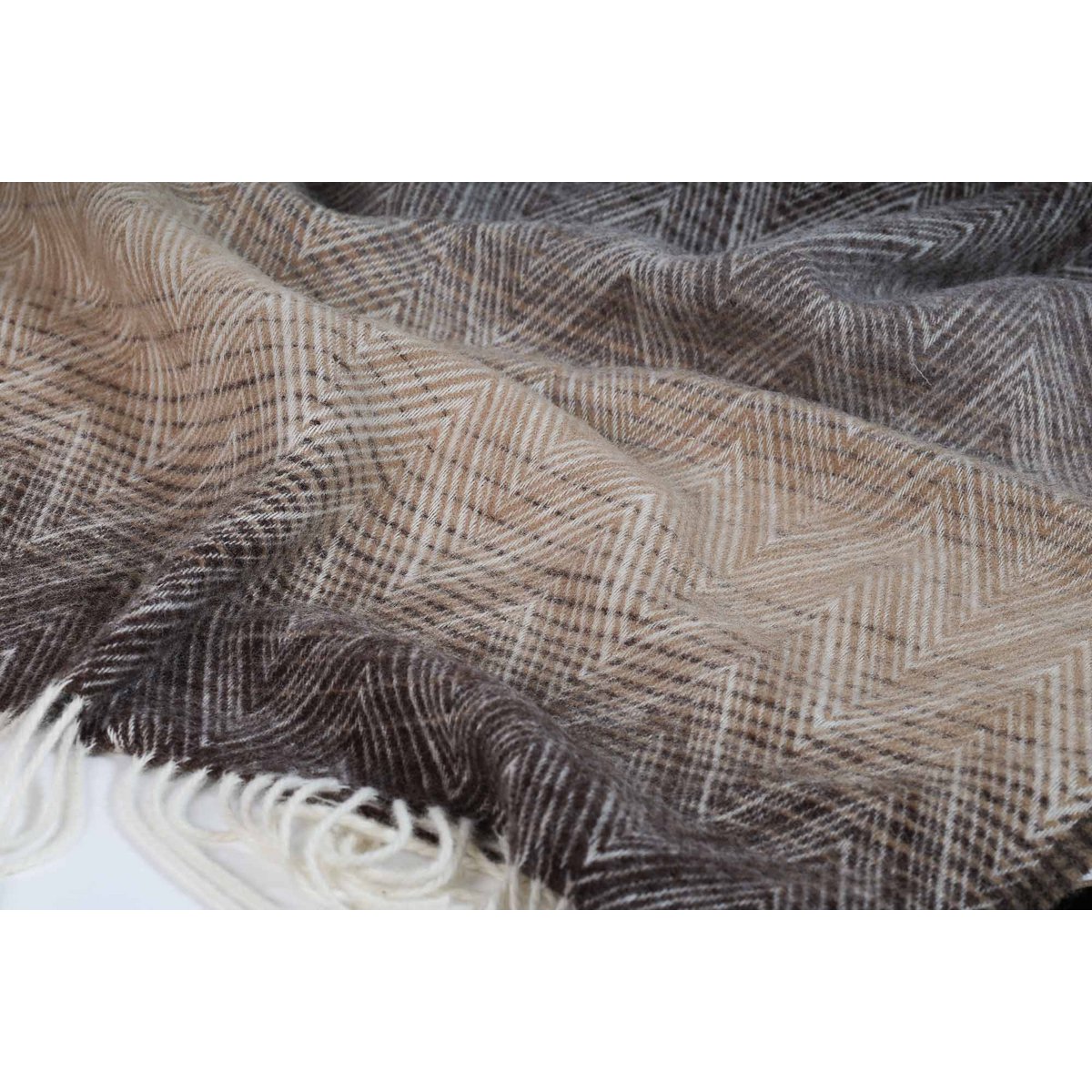 wollen deken missoni savana – veelkleurig bruin – most blankets MoST Blankets