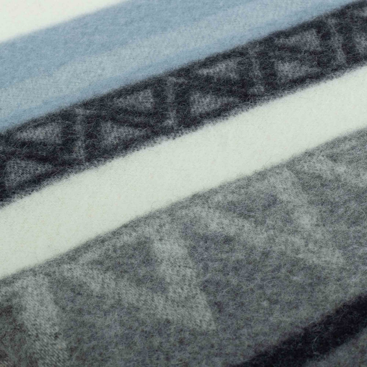 Wollen deken TRIANGEL blauw MoST Blankets