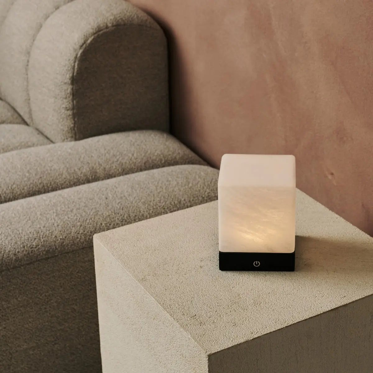 yce zwarte snoerloze houten lamp, tavellio amsterdam Tavellio - Amsterdam
