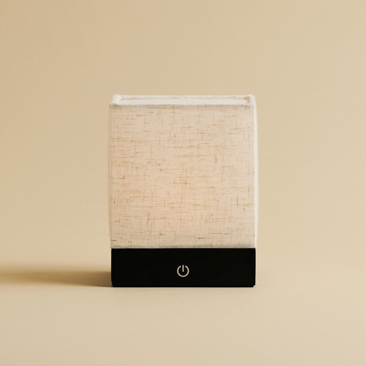 Zano Black Wireless Lamp met hout en linnen - Moodverlichting, LED -tafellamp met batterij Tavellio - Amsterdam