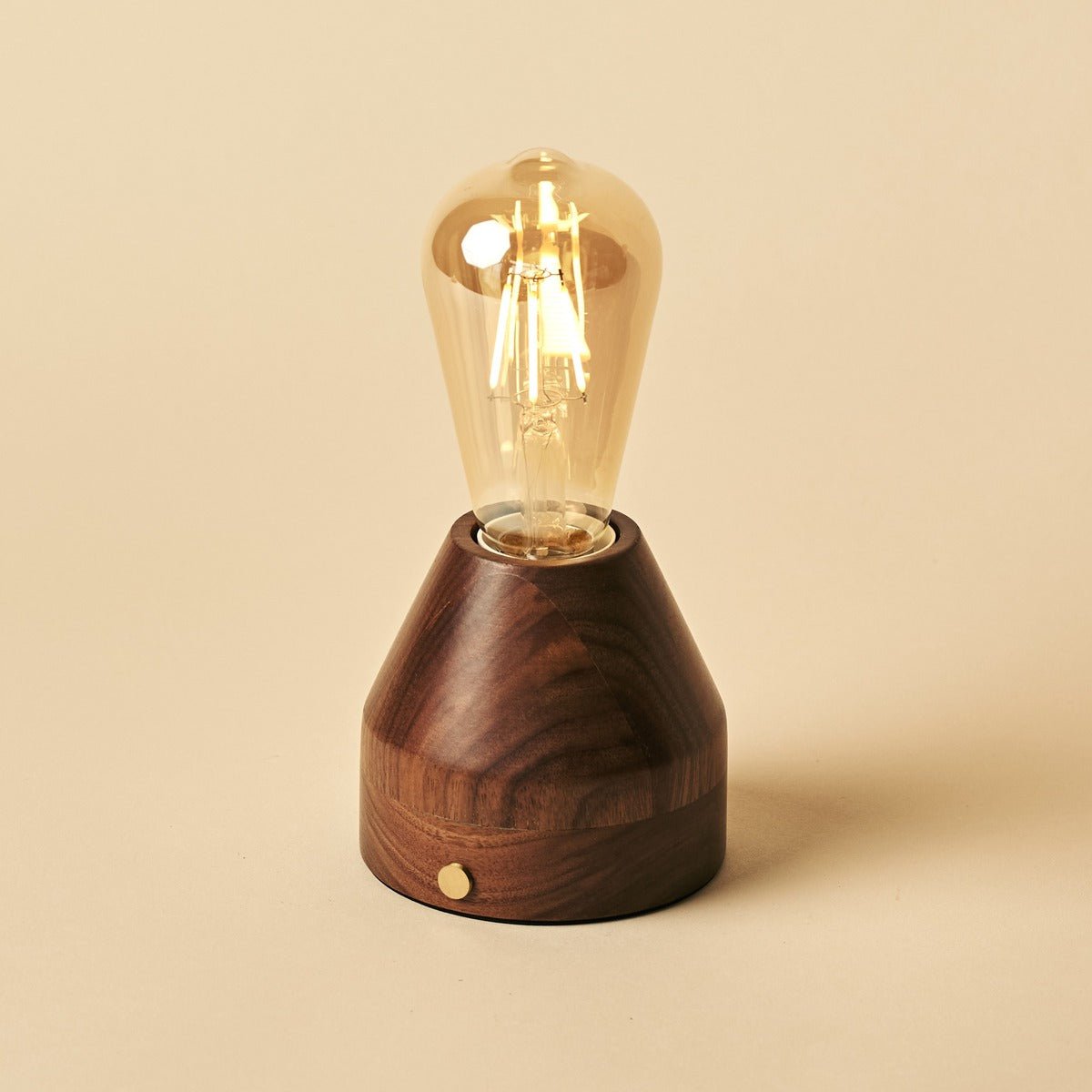 ZAVI WALNAUT Oplaadbare LED-tafellamp-Draadloos, dimpelbare, 100-uur batterij Tavellio - Amsterdam