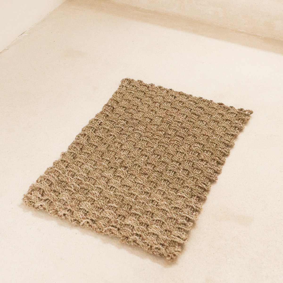Zeegras vloerkleed 72x45 cm Handgeweven van natuurlijke vezels NIRAMA rechthoekig deurmattapijt Soeji